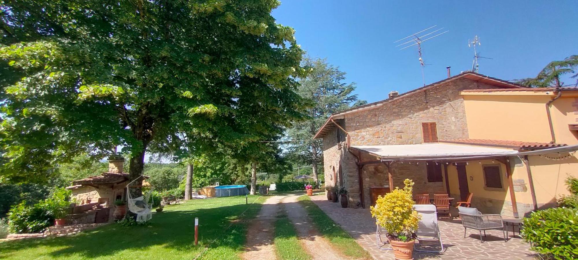 Casale Il Tiglio Pensionat Anghiari Exteriör bild