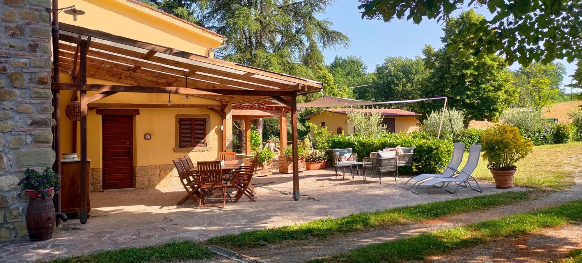 Casale Il Tiglio Pensionat Anghiari Exteriör bild